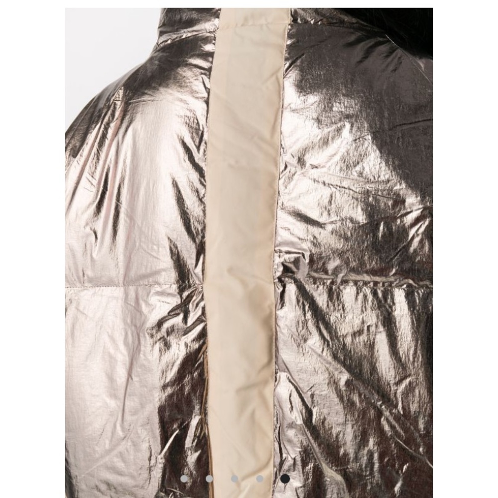 BA&SH Darcy Metallic Bomber Jacket - Picture 4 of 8